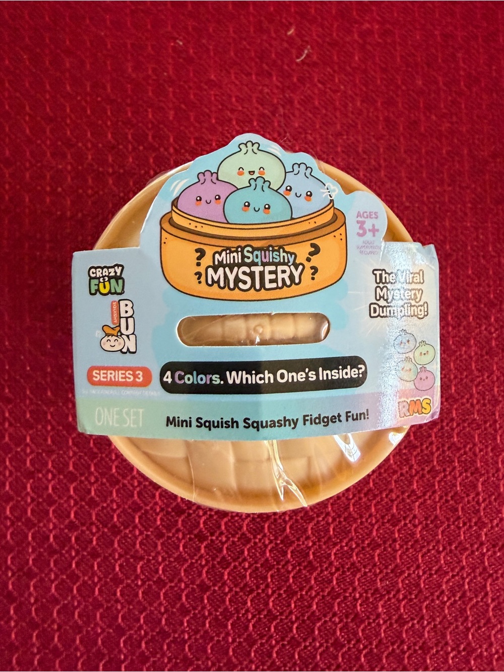New Viral Mystery Mini Squishy Dumpling Crazy Fun Series 3 Squeeze Bun Toy RMS